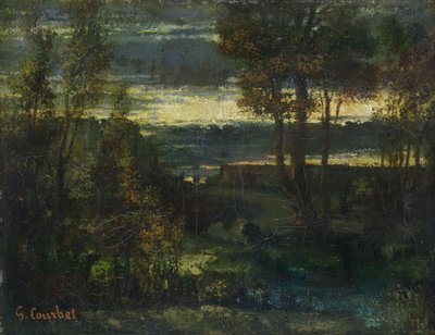 Paesaggio Serale da Gustave Courbet